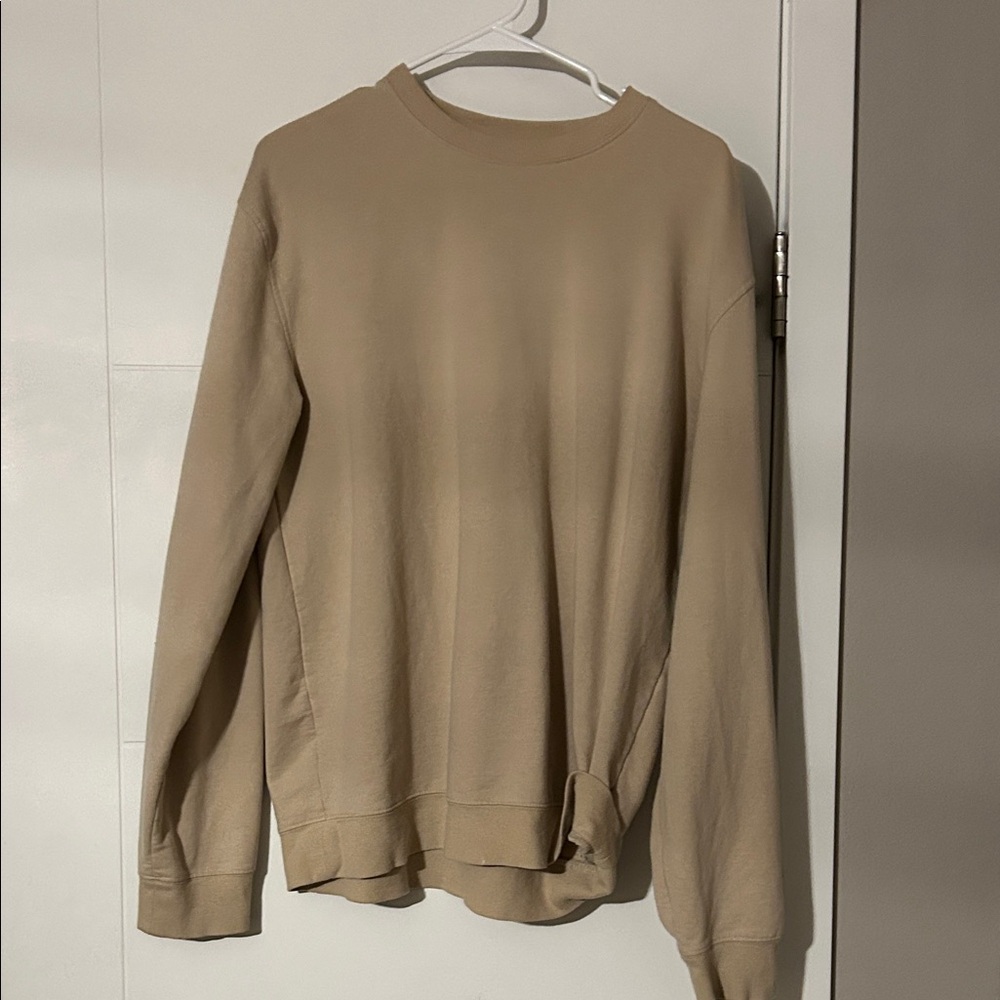 RSQ Men's Beige Crewneck Sweater